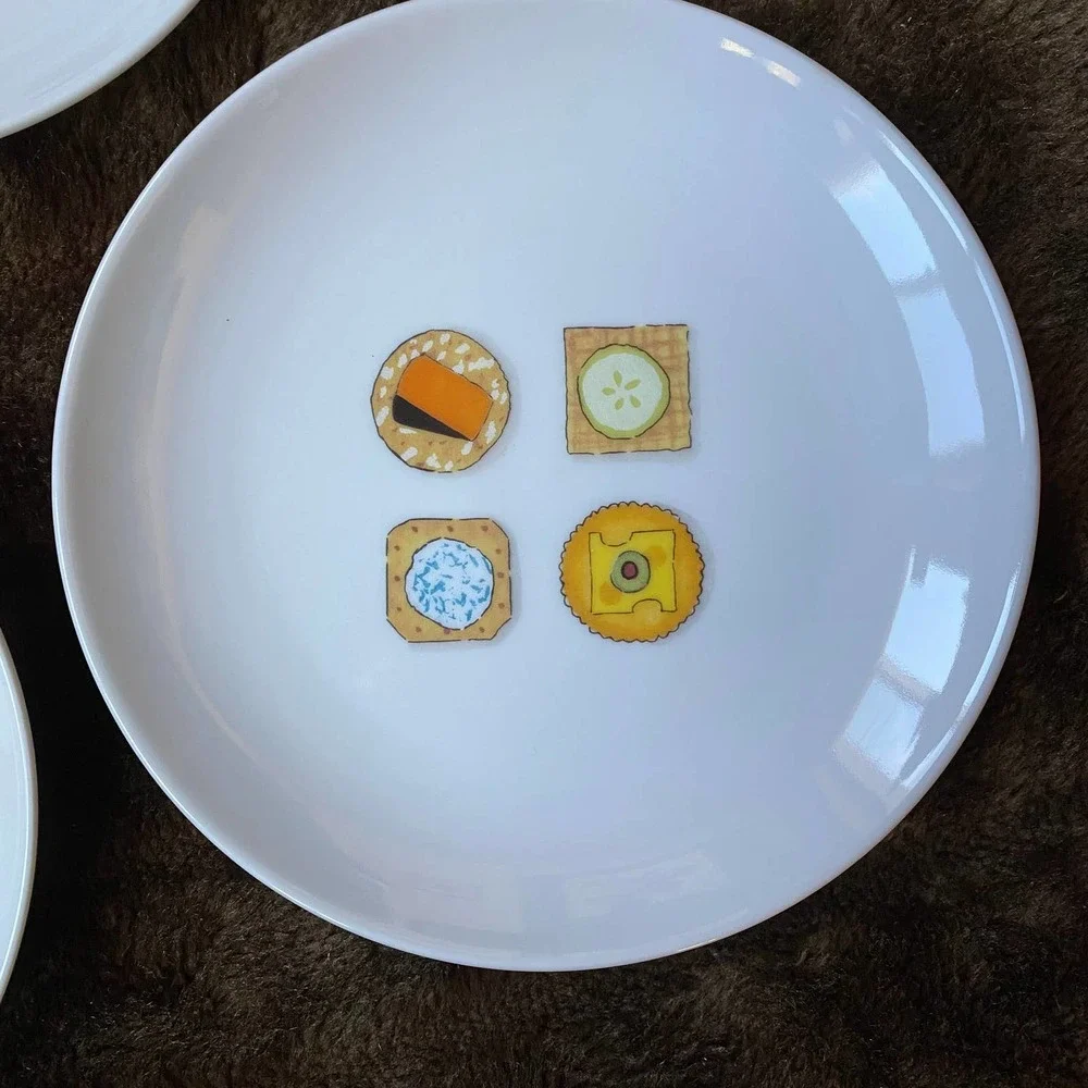 Nancy Green 2001 Boston Warehouse Wine & Cheese Dessert‎ Snack Appetizer Plates